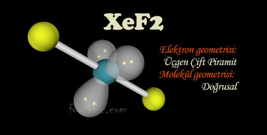 Doğrusal AX2E3 Tipi Molekül Geometrisi sp3d Hibritleşmesi Örnekleri